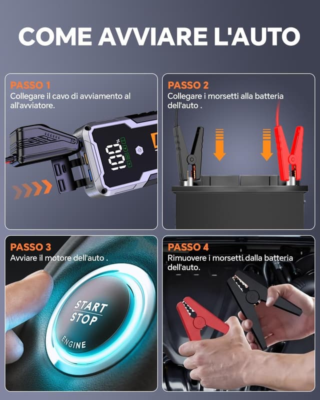 Thumbnail 5 de CARHEV Avviatore Batteria Auto 7000A