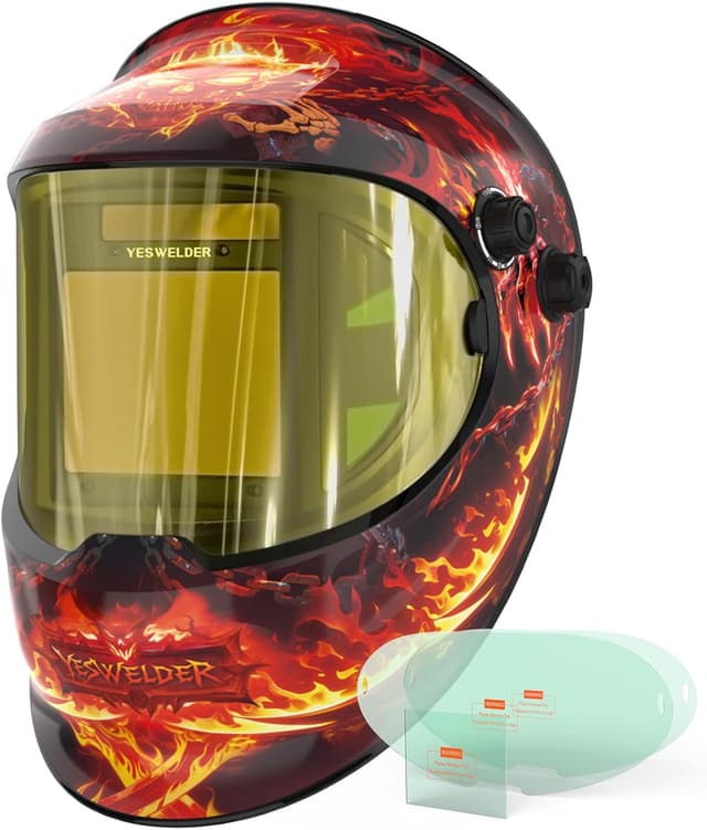 Imagen de YESWELDER LYG-Q800D Auto Darkening 180° ⛑ en OfertitasTOP