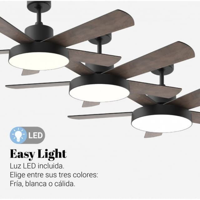 Detalle 2 de Universal Blue Levante 4048B Ventilador de techo 60W con luz LED y mando