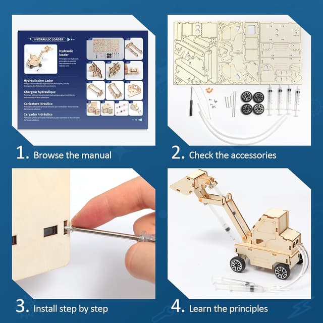 Detalle 1 de STEM Toys Wooden Electronics Kit for Kids