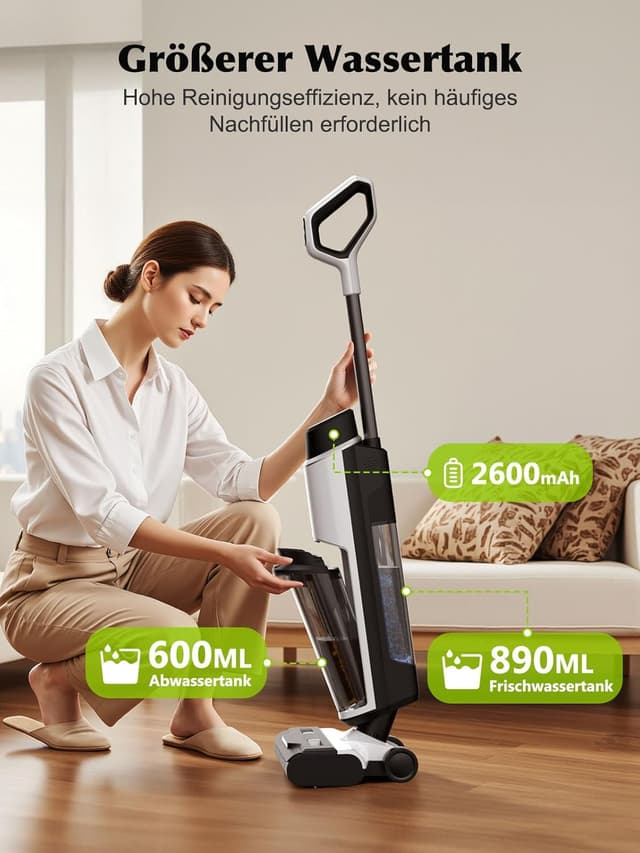 Thumbnail 4 de Nass-Trockensauger Akku 20.000 Pa mit Wischfunktion 🧹