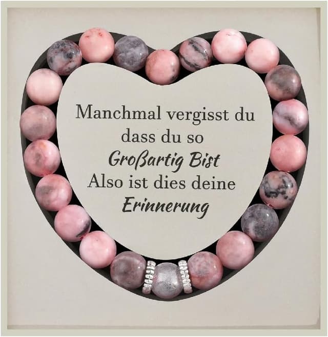 Detalle de Lueaurra Armband aus Natursteinen – Geschenkidee