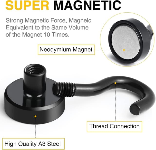 Thumbnail 6 de Einesin Magnetic Hooks 10kg Pack