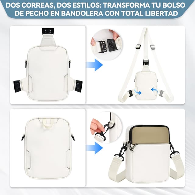 Detalle 2 de Eshow Bolso Bandolera Antirrobo