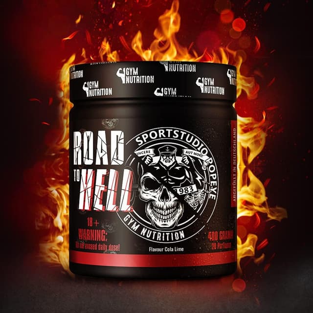 Detalle 1 de Pre Workout ROAD TO HELL Ultra Hardcore 400 g