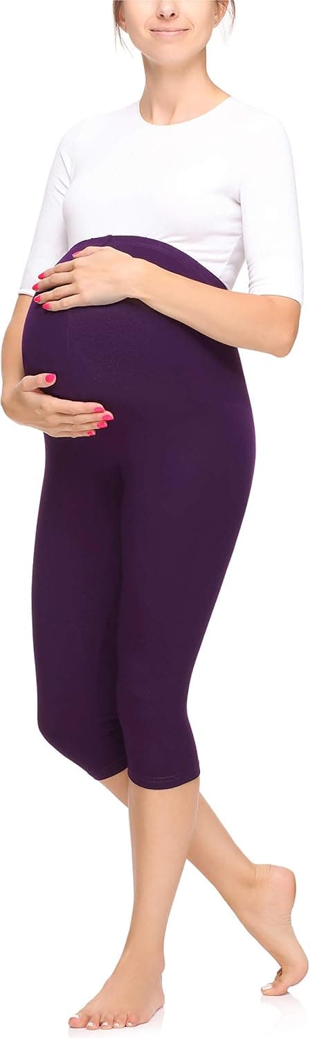 Detalle de Merry Style legging 3/4 de grossesse taille haute (maternité) – tenue sport femme MS10-298