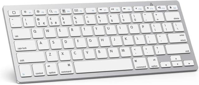 Detalle de OMOTON Bluetooth Wireless Keyboard UK QWERTY