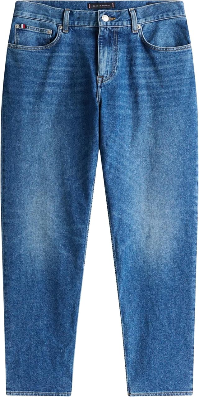 Detalle 2 de Tommy Hilfiger Men’s Tapered Harlem Mid Rise Jeans