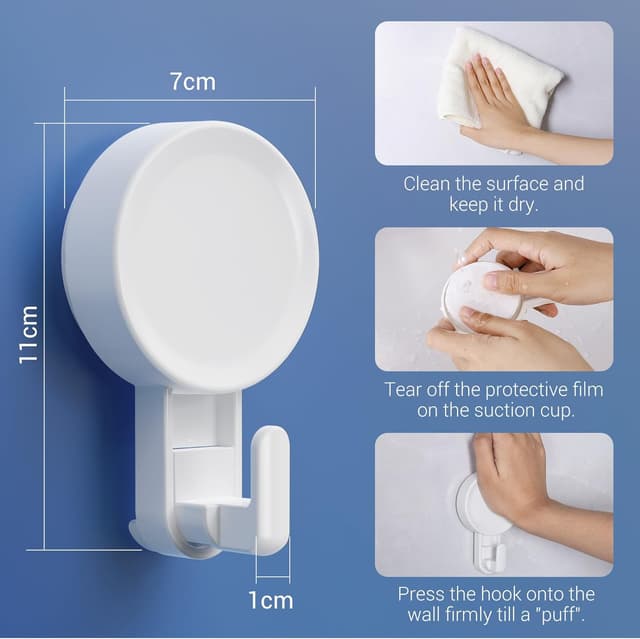 Thumbnail 4 de Teletrogy 6 Pièces Crochet Ventouse 5KG 🧲