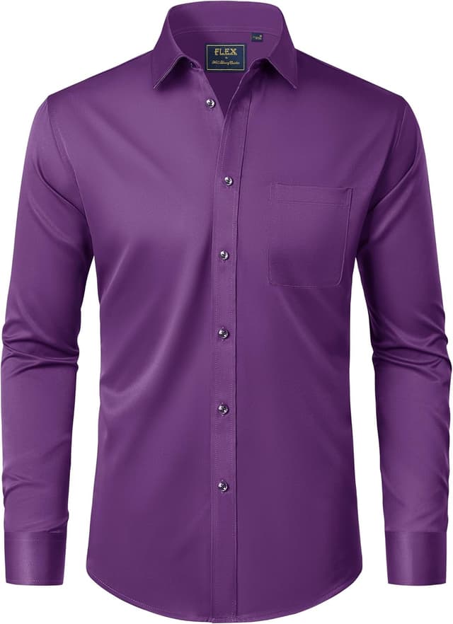 Detalle 1 de J.VER Hemd Herren Langarm Regular Fit mit Stretch