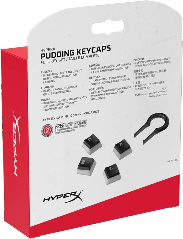 Thumbnail 6 de HyperX Pudding Keycaps QWERTZ RGB
