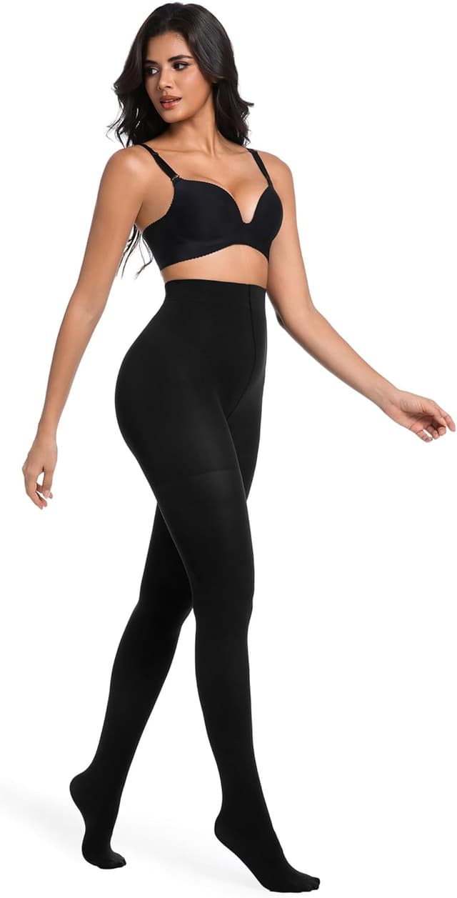 Thumbnail 3 de Citystl 2 Pairs Black 60D Tights for Women