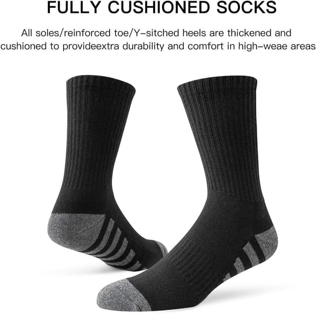 Thumbnail 4 de JOYNÉE 8-Pair Men's Crew Cushion Socks