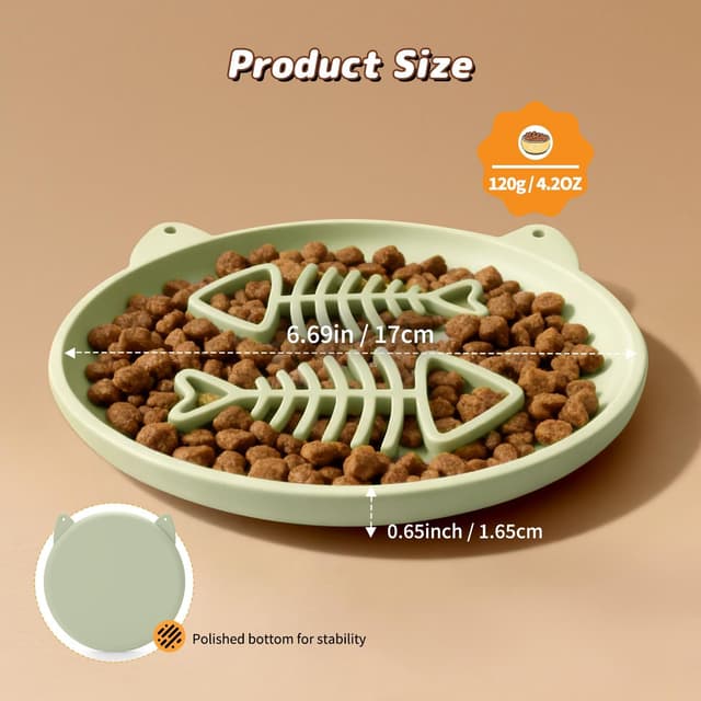 Thumbnail 5 de Zonopy Futternapf langsames Fressen 2er Set 17 cm