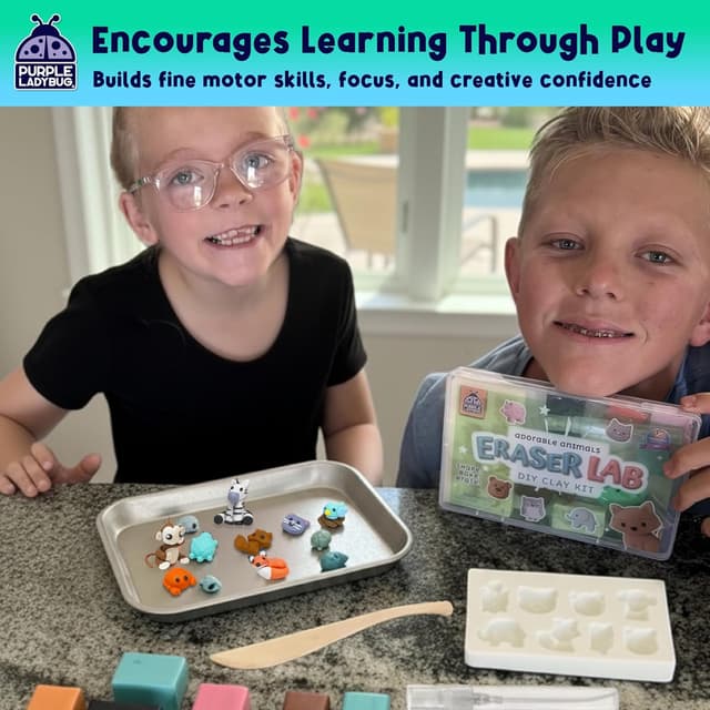Thumbnail 6 de Novelty Animal Eraser DIY kit for kids