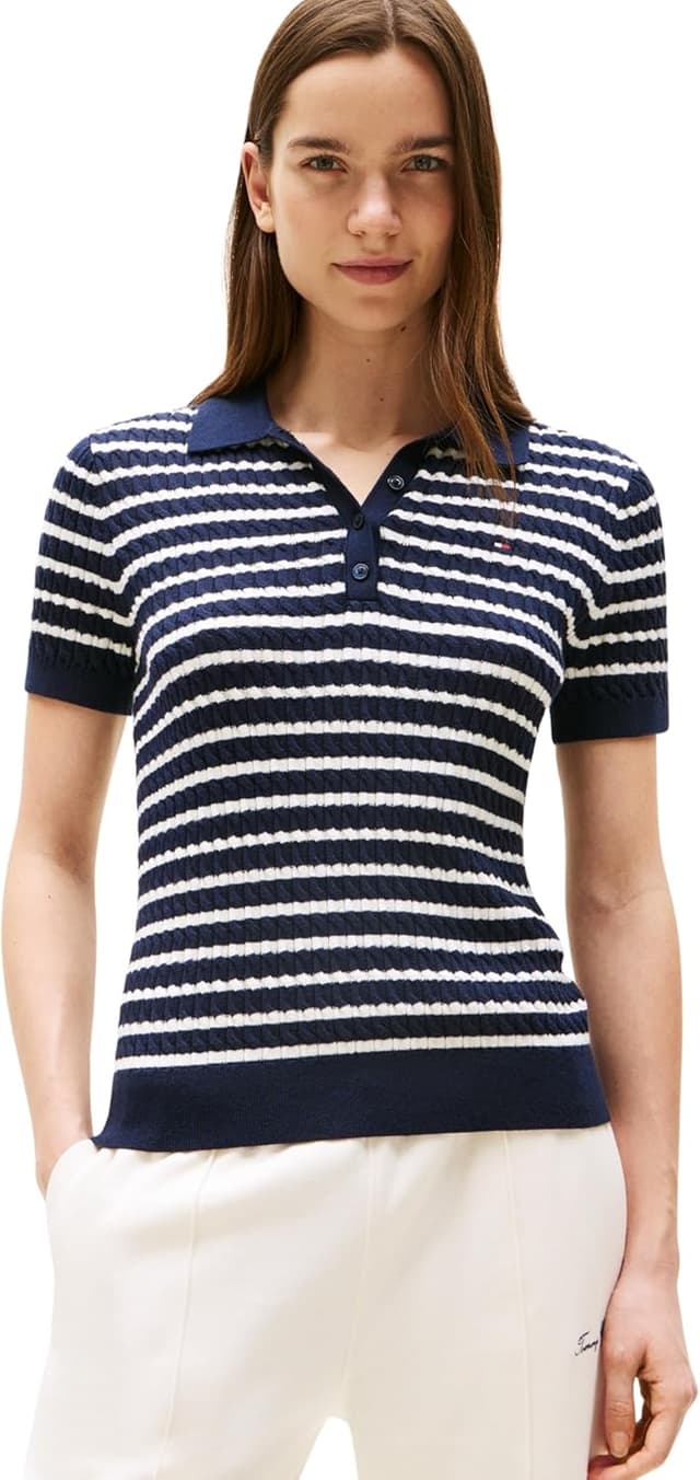 Thumbnail 4 de Tommy Hilfiger polo donna in cotone
