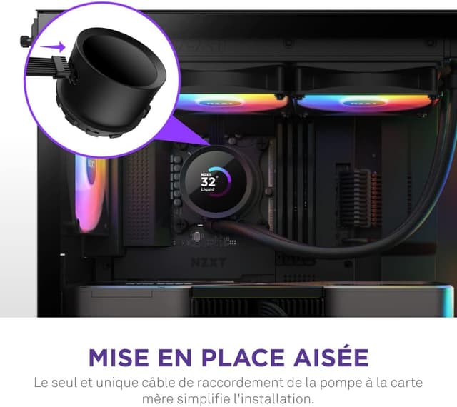 Detalle 2 de NZXT Kraken 280 RGB, 280 mm