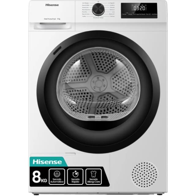 Imagen de Hisense DHQE800BW2 secadora 8 kg en OfertitasTOP