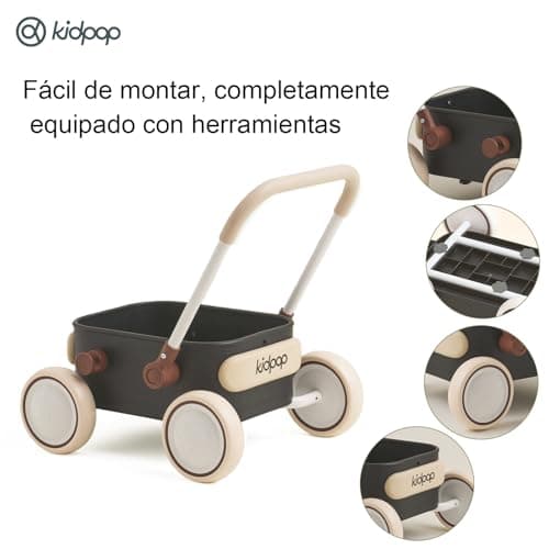 Detalle 2 de Kidpop PULA Carrello primi passi per bambini 7 mesi 🚼