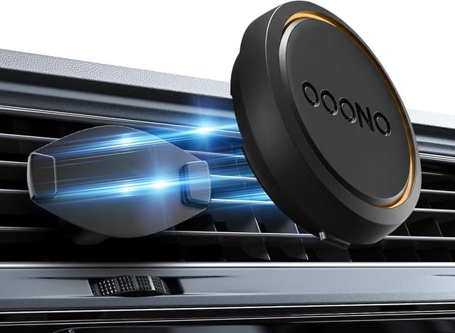 Detalle de DESELL ooono 2 Halterung – magnetische Auto-Lüftungsgitterhalterung für OOONO CO-Driver NO2
