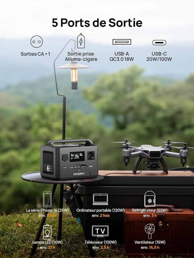 Thumbnail 2 de AFERIY Générateur portable 40-0W ⚡