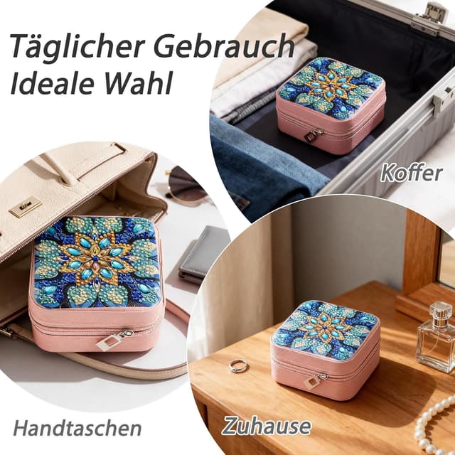 Thumbnail 2 de CharySim Diamond Painting Schmuckkästchen Set