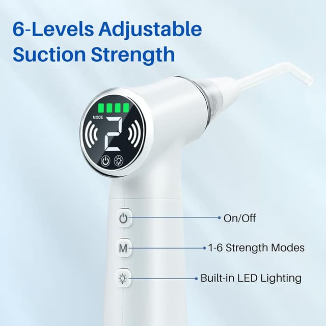 Detalle 2 de Vhipu Tonsillenstein Entferner Set, 6 Saugmodi