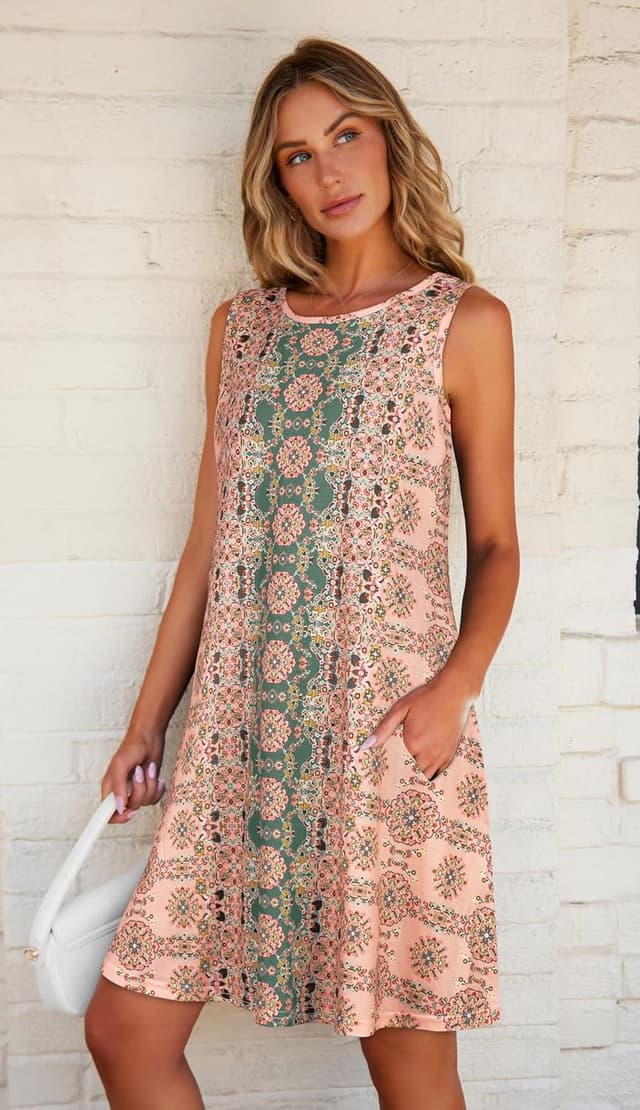 Detalle 2 de Summer Dresses Boho Tank Dress for Women