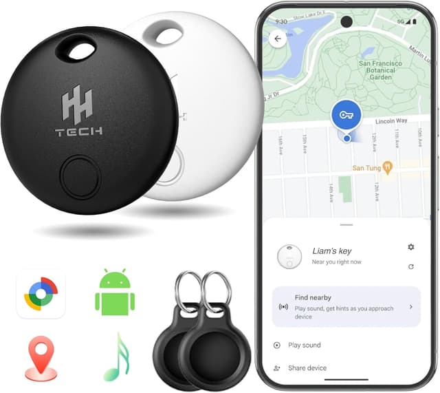Detalle de HH-Tech Android Tracker Tag 2 Pack Bluetooth