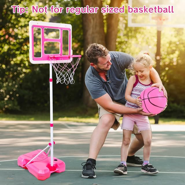 Detalle 2 de Kids Basketball Hoop 3.5FT-6.2FT