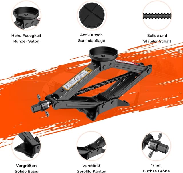 Detalle 2 de IMAYCC Cric voiture 2,5T 2500 kg