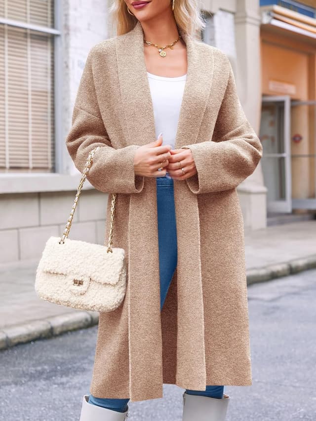 Detalle de Saodimallsu Long Oversized Cardigan Sweater