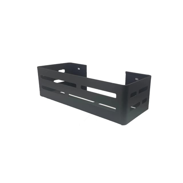 Imagen de Beltrán - Jabonera Recta Negro Mate 🖤 Con Tornillos en OfertitasTOP