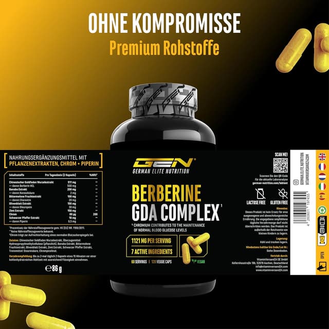 Thumbnail 5 de Berberin HCL Komplex 1121 mg