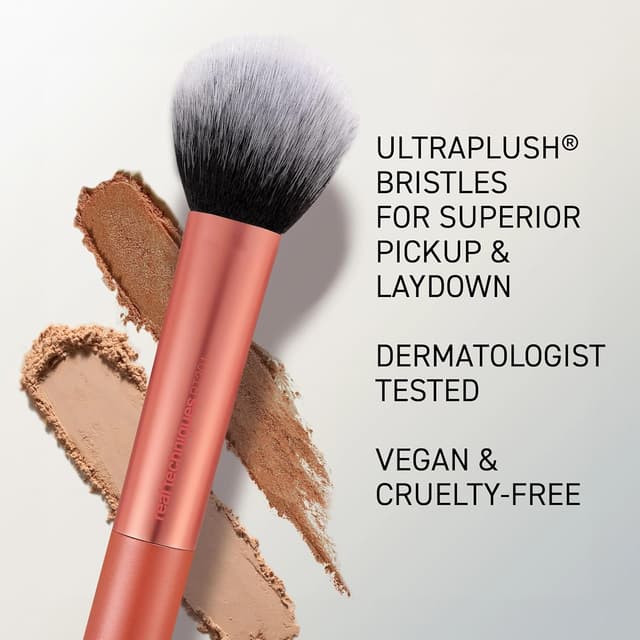 Detalle 2 de Real Techniques Ultra Plush Puderpinsel 1 Stück