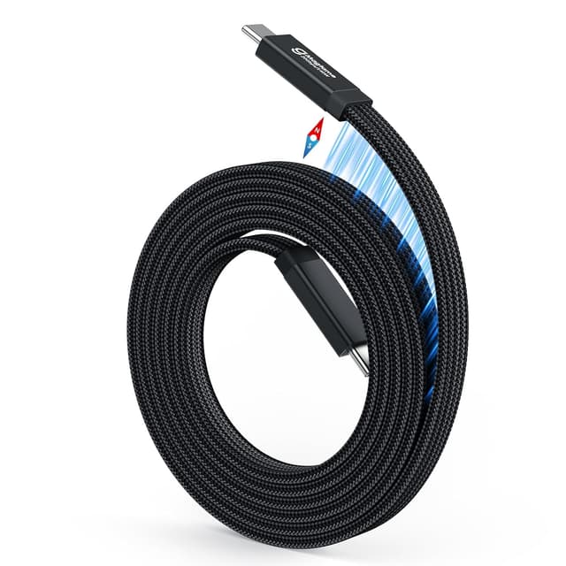 Detalle de Magtame magnetisches USB‑C zu USB‑C Kabel mit 20 Gbps, 8K@60 Hz und 140 W PD