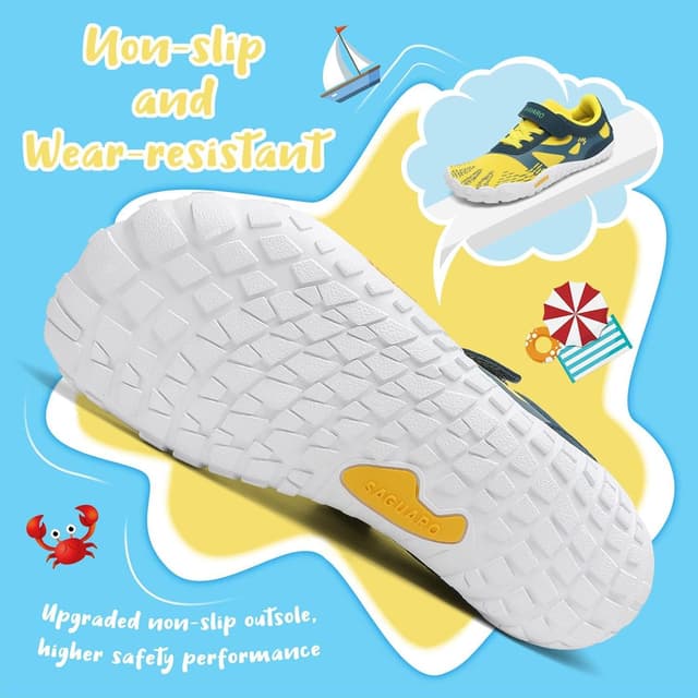 Detalle de Saguaro Kindertrocken-Trendschuhe (Mädchen) – atmungsaktive Trailschuhe mit rutschfester Sohle