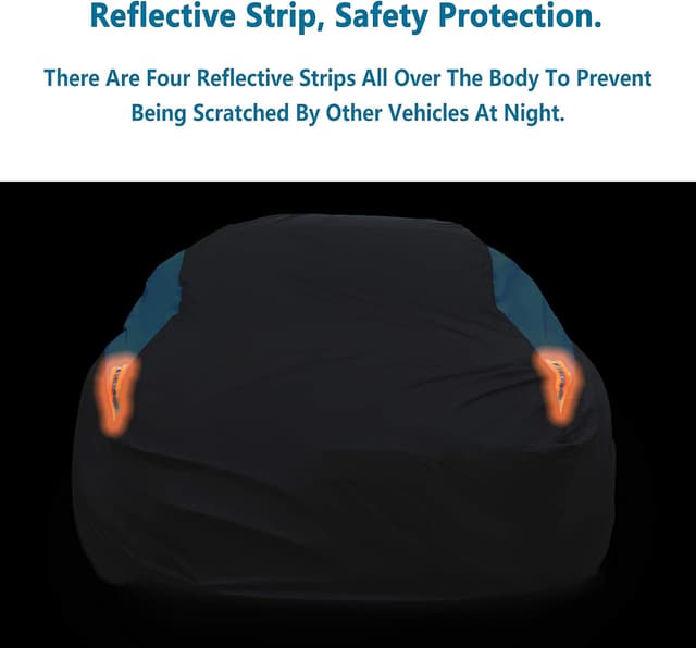 Thumbnail 6 de MORNYRAY Waterproof Car Cover for Sedan 194-206 in