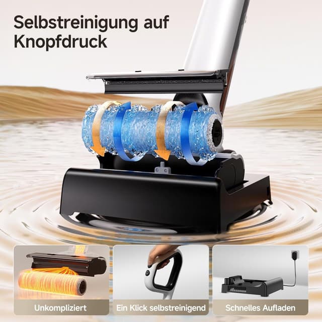 Thumbnail 6 de uwant D500 Nass Trockensauger mit 180° Lay-Flat, 17.000 Pa und IPX6-Bodenbürste