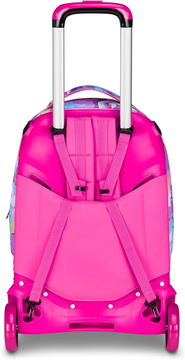 Detalle de SJ GANG STYLE JAM GANG GANG Trolley Scuola Cuccioli New Tech 3 in 1 con carrello sganciabile, rosa