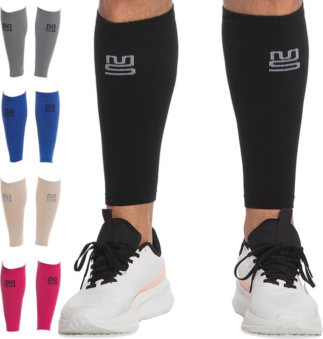 Detalle de Modetro Sports calf compression sleeves 20-30mmHg