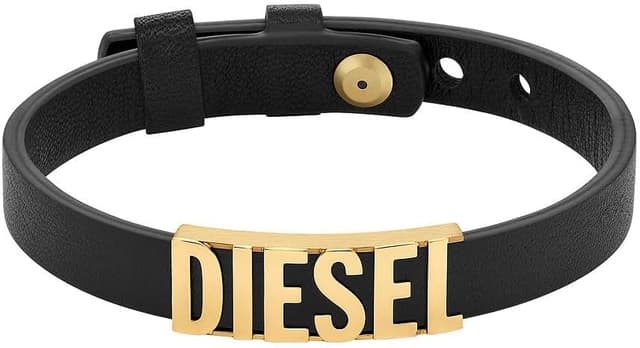Thumbnail 4 de DIESEL Homme Bracelet cuir bouton