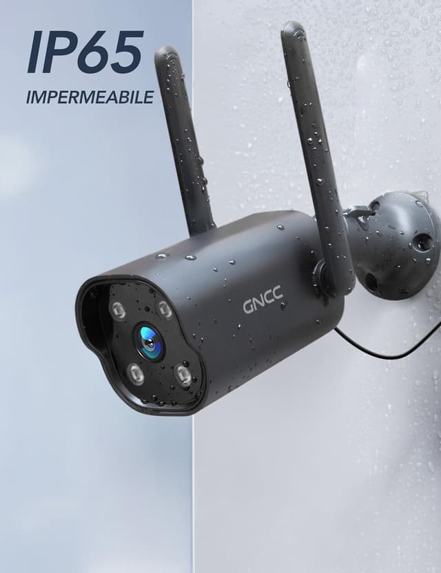 Detalle de GNCC Kit 2 telecamere Wi‑Fi 2,4 GHz