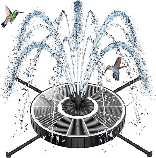 Thumbnail 6 de SZMP 3,5-W Solar-Springbrunnen für außen mit rotierender Stange und 8 Effekten