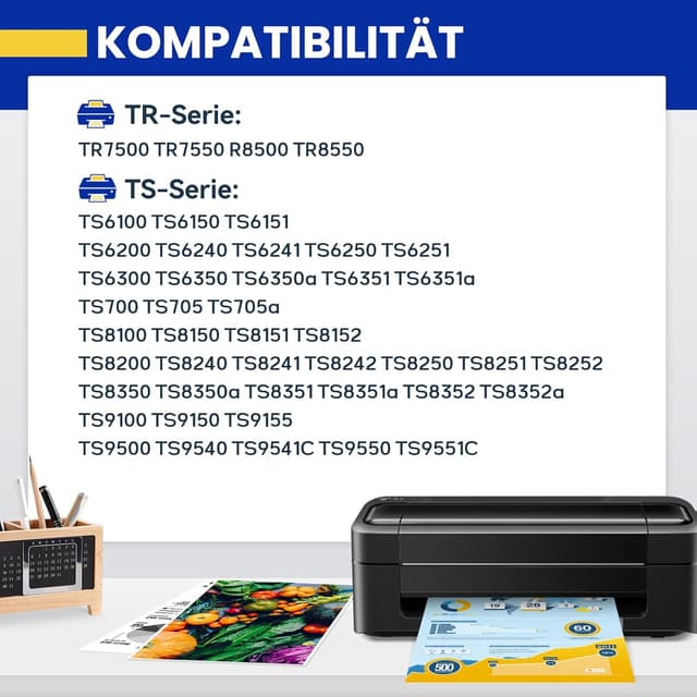 Detalle 2 de PGI-580 CLI-581 XXL 10er-Pack kompatible Druckerpatronen