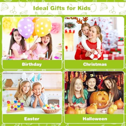 Thumbnail 6 de GiddyGlow Montessori cuentas de madera 20