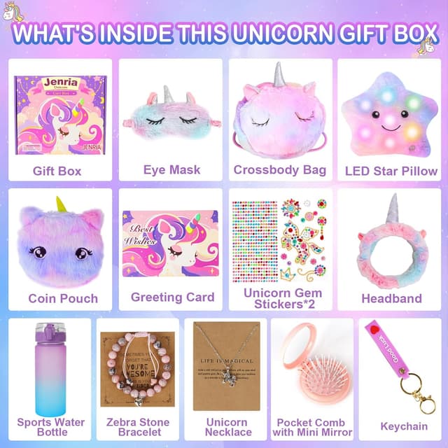 Thumbnail 1 de Jenria Unicorn Gift 600ml for Girls