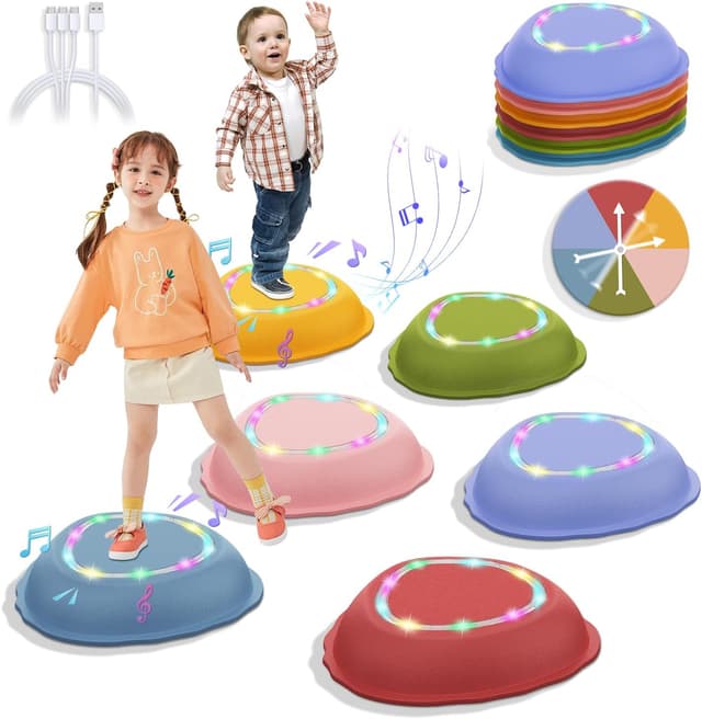 Detalle de Ueuttiy Stepping Stones Balance Set