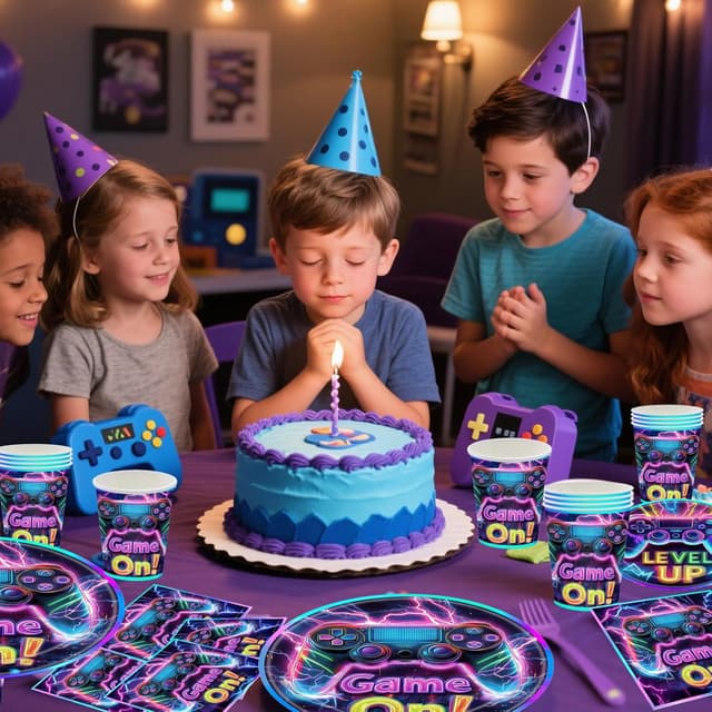 Thumbnail 3 de Videospiel Partygeschirr Set für 10 Gäste