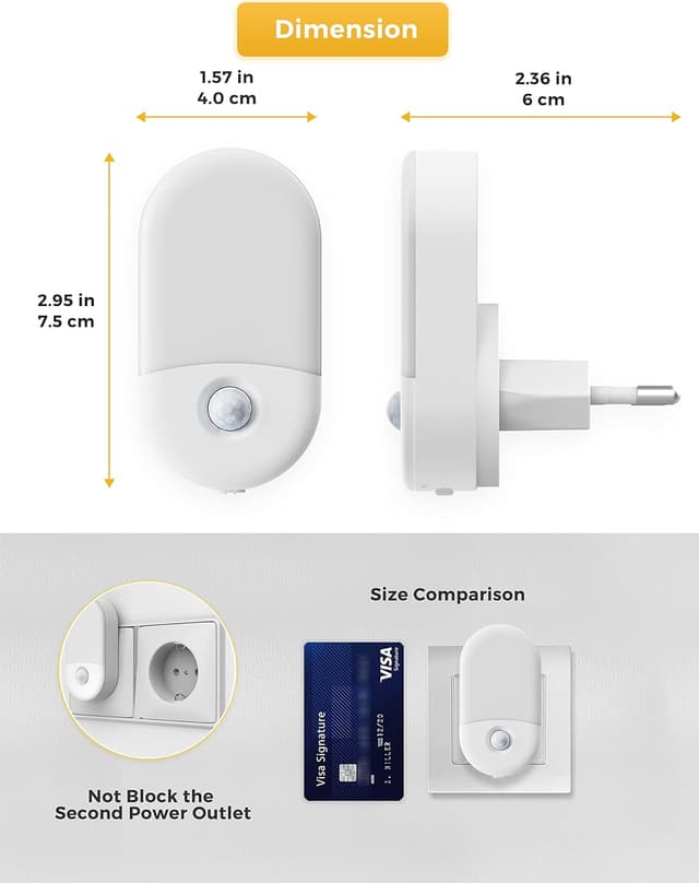 Thumbnail 3 de LOHAS-LED Nachtlicht mit Bewegungsmelder 3000K